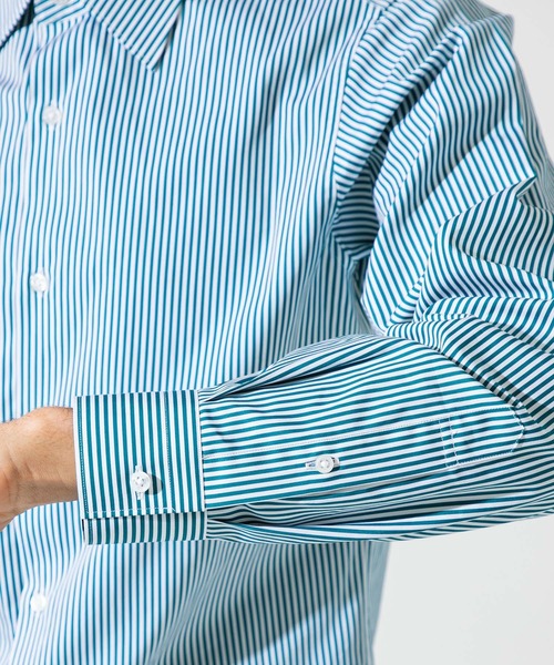 UNITED TOKYO（ユナイテッドトウキョウ）の「THOMAS MASON　レギュラーシャツ（シャツ/ブラウス・メンズ・ブラウン/オフホワイト/グリーン・1/2/3）」の20枚目の写真