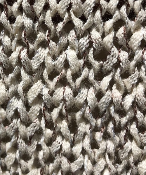 meJane（ミージェーン）の「テープヤーン/キーネックトップス（ニット/セーター・レディース・ブラウン/アイボリー・FREE）」の16枚目の写真