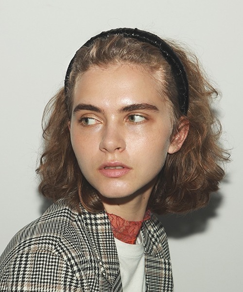 Casselini(キャセリーニ)の「Casselini(キャセリーニ)テキスタイルカチューシャ(カチューシャ・レディース・ブラック/ベージュ/ミント/レオパード・FREE)」の9枚目の写真