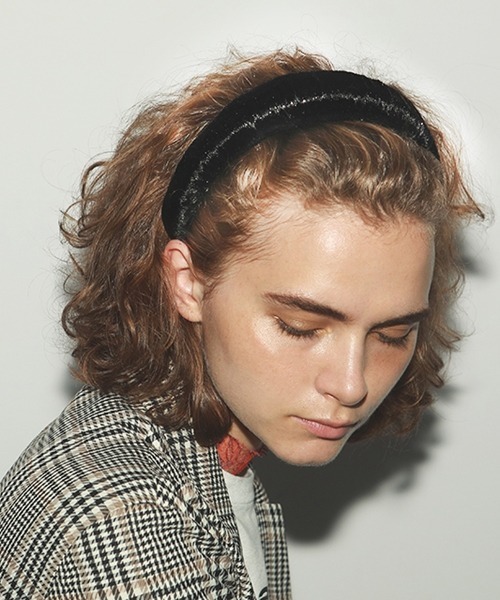 Casselini(キャセリーニ)の「Casselini(キャセリーニ)テキスタイルカチューシャ(カチューシャ・レディース・ブラック/ベージュ/ミント/レオパード・FREE)」の11枚目の写真