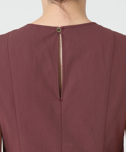 IENA（イエナ）の「ハイツイストコットンツイルワンピース◆（ワンピース・レディース・ブラック/アイボリー/ボルドー・36/38）」の11枚目の写真