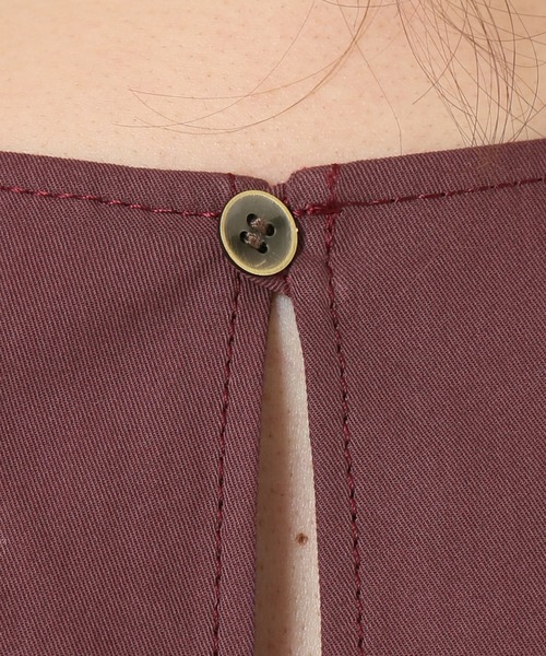 IENA（イエナ）の「ハイツイストコットンツイルワンピース◆（ワンピース・レディース・ブラック/アイボリー/ボルドー・36/38）」の8枚目の写真