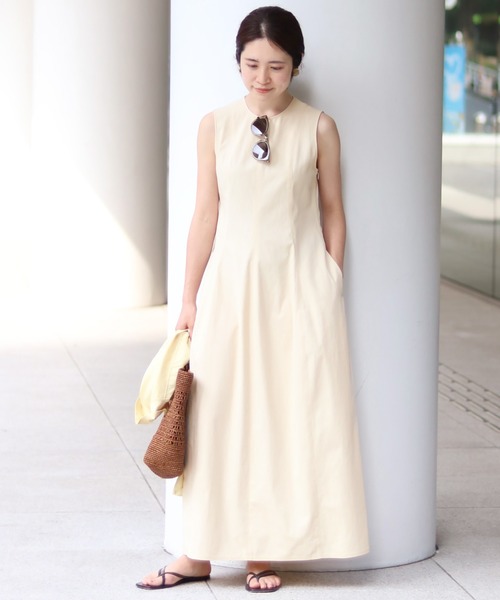 セール】ハイツイストコットンツイルワンピース◇（ワンピース