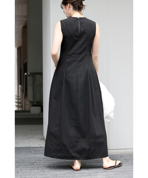 良品✨️ イエナ　ハイツイストコットンツイルワンピース　20SS　36　フレア IENA（イエナ）の「ハイツイストコットンツイルワンピース