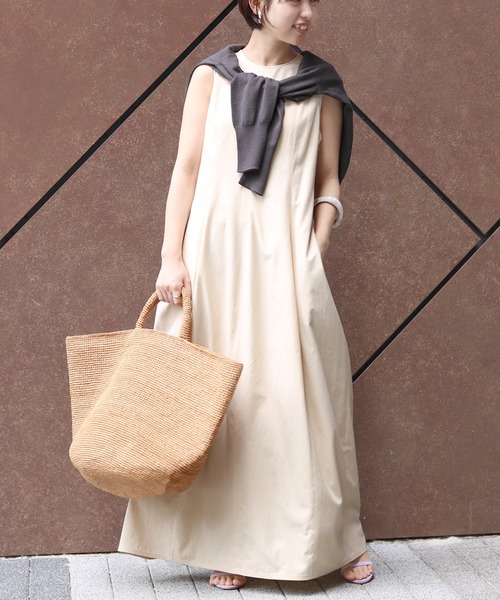 セール】ハイツイストコットンツイルワンピース◇（ワンピース