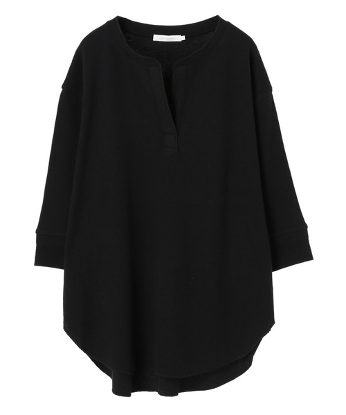 AMERICAN HOLIC（アメリカンホリック）の「スキッパーワッフル7分袖カットチュニック 　＊（Tシャツ/カットソー・レディース・ブラック/その他9/アイボリー/モカ・LARGE/MEDIUM）」の13枚目の写真