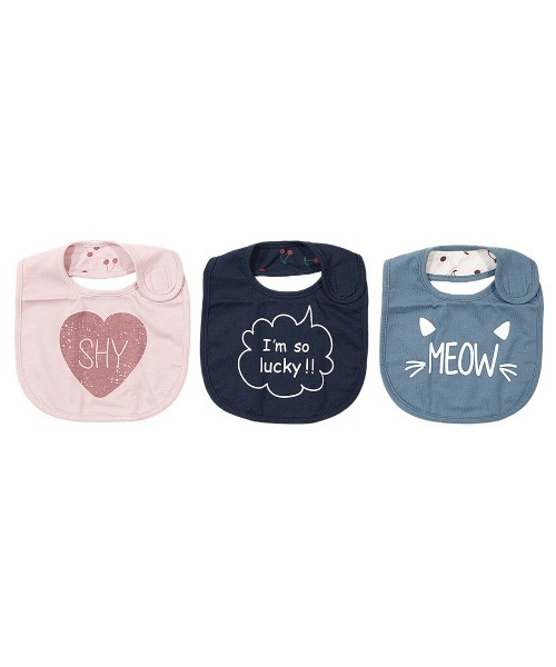 devirock(デビロック)の「3Pスタイ(スタイ/よだれかけ・キッズ・その他4/その他1/その他3/その他2・ONE SIZE)」の1枚目の写真