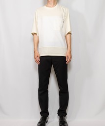 N'enuphar（ネニュファール）の「N'enuphar 白無地カットソー　半袖（Tシャツ/カットソー）」