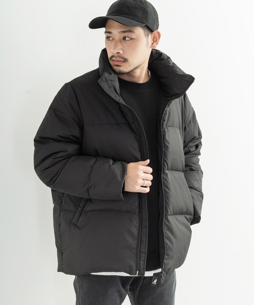 Rocky Monroe(ロッキーモンロー)の「撥水ビッグダウンジャケット(ダウンジャケット/コート・メンズ・ブラック/ベージュ/ネイビー/ブラック系その他/グレー系その他/ブルー系その他/グレー系その他2・M/L/XL)」の2枚目の写真