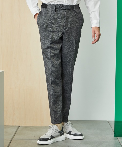 UNITED TOKYO(ユナイテッドトウキョウ)の「TECHTWEEDストレッチ スラックス(スラックス・メンズ・ネイビー/グレー・1/2/3)」の14枚目の写真