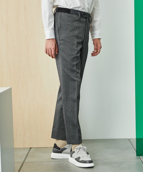 UNITED TOKYO(ユナイテッドトウキョウ)の「TECHTWEEDストレッチ スラックス(スラックス・メンズ・ネイビー/グレー・1/2/3)」の17枚目の写真