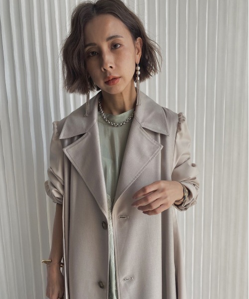 Ameri（アメリ）の「UNDRESSED CHAIN TASSEL PIERCE（ピアス（両耳用）・レディース・シルバー/ゴールド・FREE）」の4枚目の写真