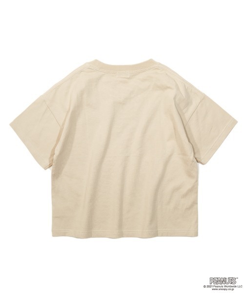 devirock（デビロック）の「BIG スヌーピー柄Tシャツ（Tシャツ/カットソー・キッズ・パープル系その他/グリーン系その他/ベージュ・100cm/110cm/120cm/130cm/160cm/150cm/140cm）」の8枚目の写真