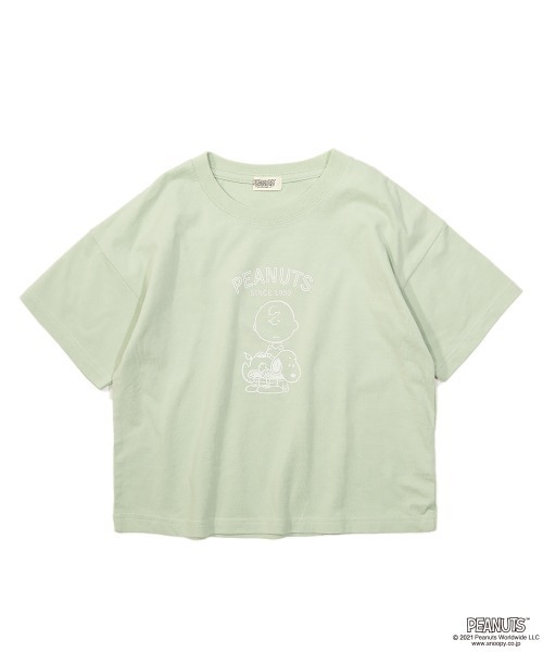 devirock（デビロック）の「BIG スヌーピー柄Tシャツ（Tシャツ/カットソー・キッズ・パープル系その他/グリーン系その他/ベージュ・100cm/110cm/120cm/130cm/160cm/150cm/140cm）」の10枚目の写真