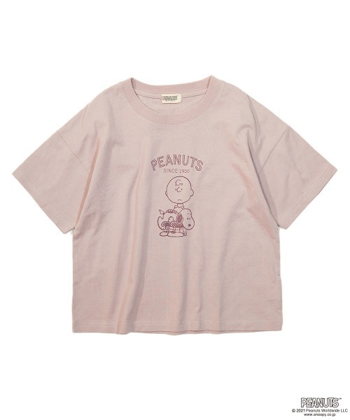 devirock（デビロック）の「BIG スヌーピー柄Tシャツ（Tシャツ/カットソー・キッズ・パープル系その他/グリーン系その他/ベージュ・100cm/110cm/120cm/130cm/160cm/150cm/140cm）」の11枚目の写真