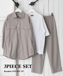 URBAN RESEARCH Sonny Label | Tシャツ付/起毛CPO+シェフセットアップ(セットアップ)