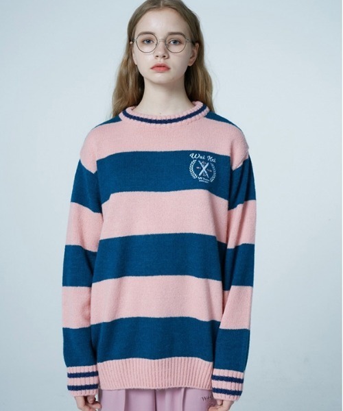 WaiKei（ワイケイ）の「【WaiKei 】スキークラブ ストライプ アルパカ