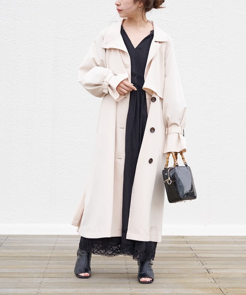 Chico（チコ）の「バンブーハンドルエナメルバッグ（ハンドバッグ・レディース・アイボリー/ブラック/ベージュ・FREE）」の19枚目の写真