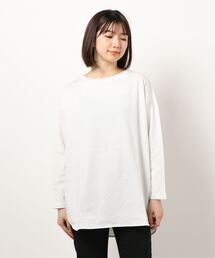 earth music&ecology | ラウンドヘムレイヤードチュニック　＊(Tシャツ/カットソー)