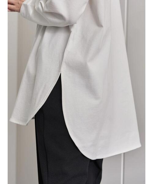 earth music&ecology（アースミュージックアンドエコロジー）の「ラウンドヘムレイヤードチュニック　＊（Tシャツ/カットソー・レディース・オフホワイト・FREE）」の5枚目の写真