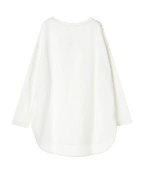 earth music&ecology（アースミュージックアンドエコロジー）の「ラウンドヘムレイヤードチュニック　＊（Tシャツ/カットソー・レディース・オフホワイト・FREE）」の12枚目の写真