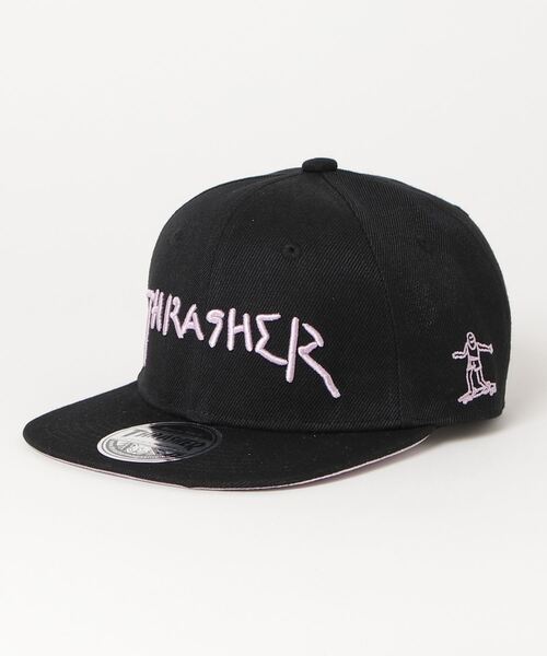THRASHER（スラッシャー）の「THRASHER/スラッシャー キッズ キャップ 21TH-C02K（キャップ・キッズ・ブラック系その他2/ブラック/ブラック系その他/ブラック系その他3・FREE）」の4枚目の写真