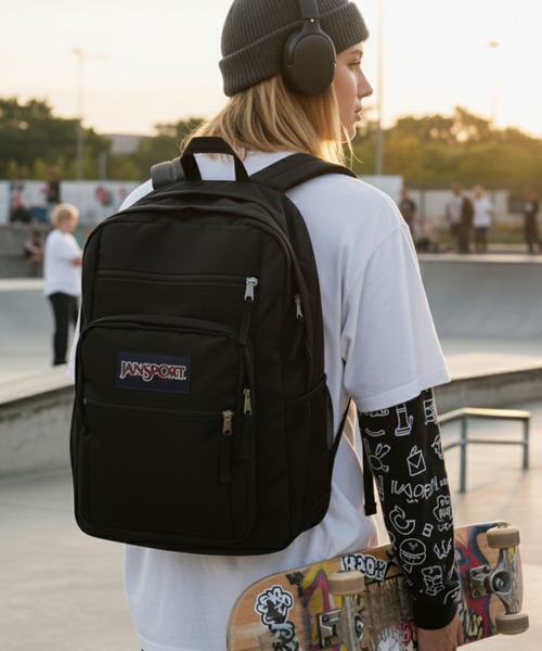 JANSPORT(ジャンスポーツ)の「【JANSPORT/ジャンスポーツ】 BIG STUDENT/34L大容量バックパック/通学・部活・旅行に人気のリュック(バックパック/リュック・メンズ・ブラック/ネイビー/レッド/ピンク・ONESIZE)」の11枚目の写真