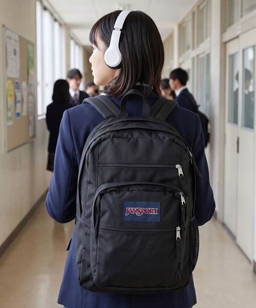 JANSPORT(ジャンスポーツ)の「【JANSPORT/ジャンスポーツ】 BIG STUDENT/34L大容量バックパック/通学・部活・旅行に人気のリュック(バックパック/リュック・メンズ・ブラック/ネイビー/レッド/ピンク・ONESIZE)」の22枚目の写真