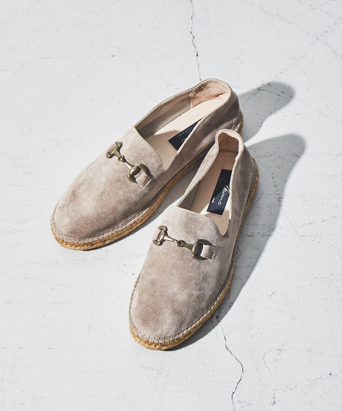 alfredoBANNISTER（アルフレッドバニスター）の「【GAIMO別注】ビットスリッポン（スリッポン・メンズ・ベージュ/ネイビー/ブラック系その他/パープル・40/41/42/43）」の2枚目の写真