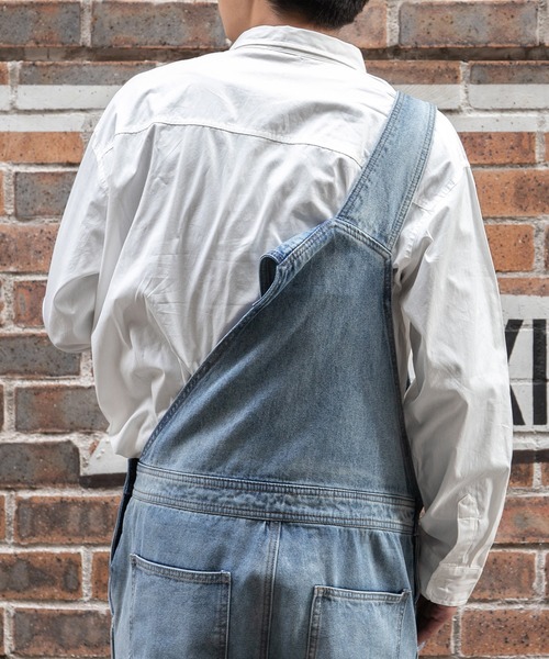 PairPair(ペアペア)の「クマ刺繍ベーシックシャツ(ユニセックス)(シャツ/ブラウス・レディース・オフホワイト/グレイッシュベージュ/グレイッシュブルー・FREE)」の20枚目の写真