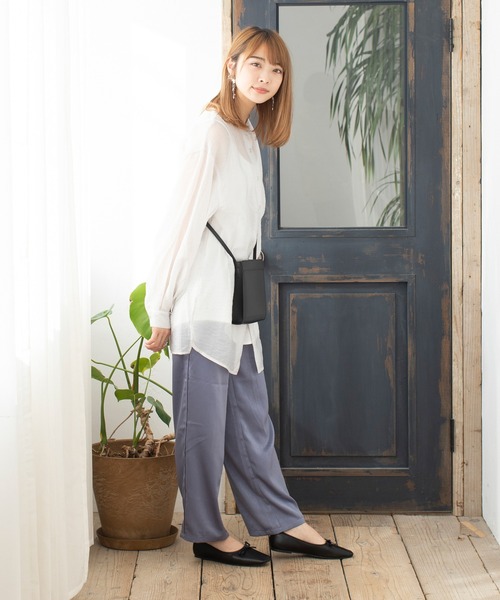 menue(メヌエ)の「トゥステッチバレエシューズ(バレエシューズ・レディース・グレイッシュベージュ/ブラック/ライトグリーン/ホワイト系その他・22.0cm/23.0cm/24.0cm/25.0cm/26.0cm/21.5cm/22.5cm/23.5cm/24.5cm/25.5cm)」の20枚目の写真