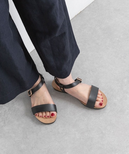 RODE SKO（ロデスコ）の「BELLA ラフソールアンクルサンダル（サンダル・レディース・ホワイト/モカ/ブラック・38/37/36）」の2枚目の写真