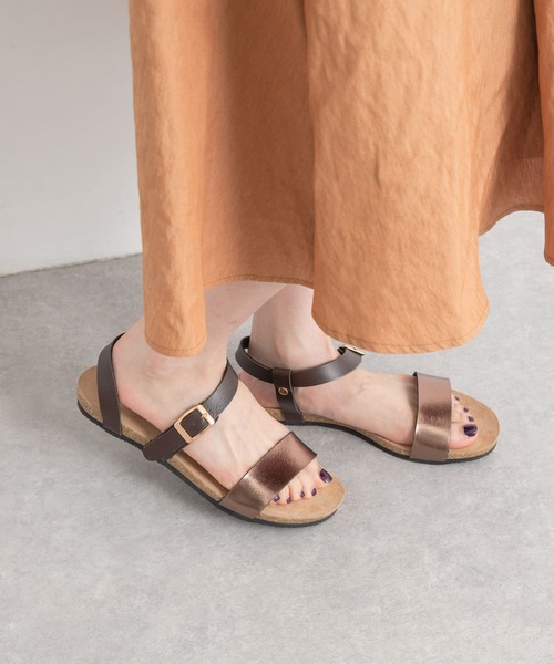 RODE SKO（ロデスコ）の「BELLA ラフソールアンクルサンダル（サンダル・レディース・ホワイト/モカ/ブラック・38/37/36）」の3枚目の写真