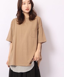 天竺Tシャツ×タンクトップアンサンブル