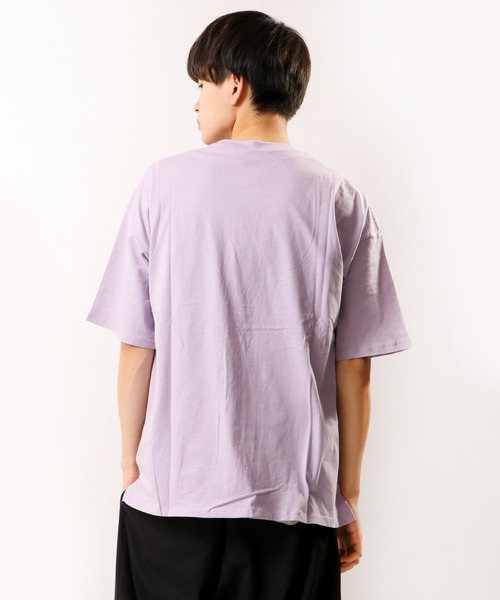 FUNALIVE（ファンアライブ）の「天竺Ｔシャツ×タンクトップアンサンブル（Tシャツ/カットソー・メンズ・ホワイト/ブラック/ベージュ/パープル/杢グレー/グリーン/サックスブルー/グリーン系その他・M/L/XL）」の9枚目の写真