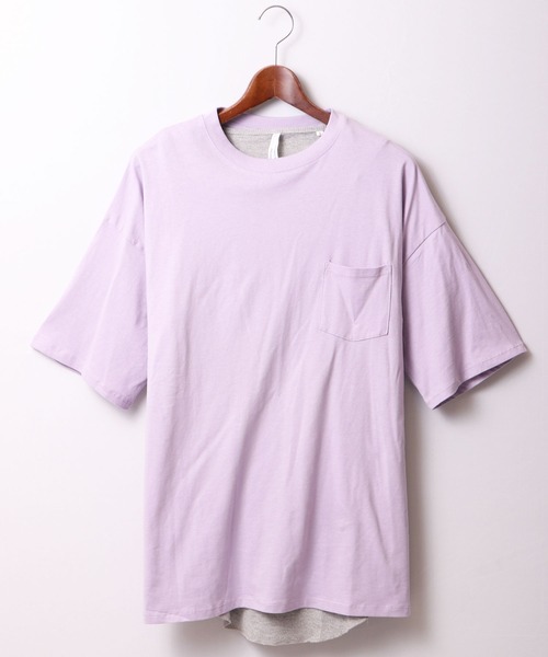 FUNALIVE（ファンアライブ）の「天竺Ｔシャツ×タンクトップアンサンブル（Tシャツ/カットソー・メンズ・ホワイト/ブラック/ベージュ/パープル/杢グレー/グリーン/サックスブルー/グリーン系その他・M/L/XL）」の20枚目の写真