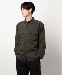 m.f.editorial（エムエフエディトリアル）の「エムエフエディトリアルメンズ/m.f.editorial：MEN クールマックス/COOLMAX サッカーストレッチ セットアップCPOシャツ（セットアップアイテムございます）（シャツ/ブラウス・メンズ）」