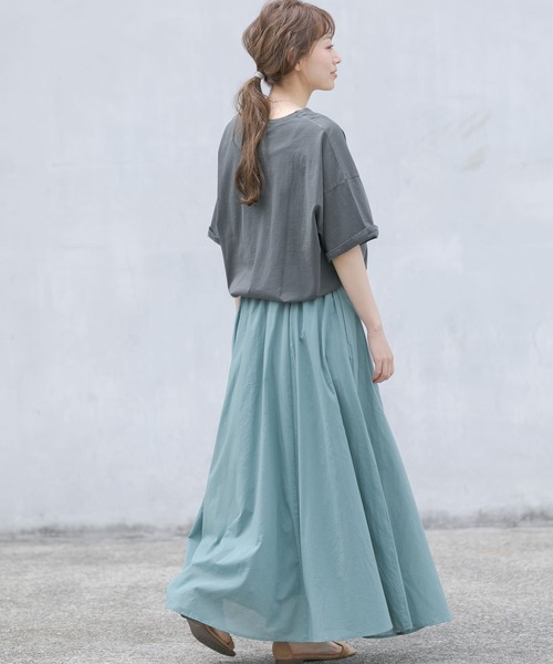 URBAN RESEARCH Sonny Label（アーバンリサーチサニーレーベル）の「【WEB限定】ニュアンスピグメントTシャツ（Tシャツ/カットソー・レディース・ベージュ/グレー/チャコールグレー・FREE）」の11枚目の写真