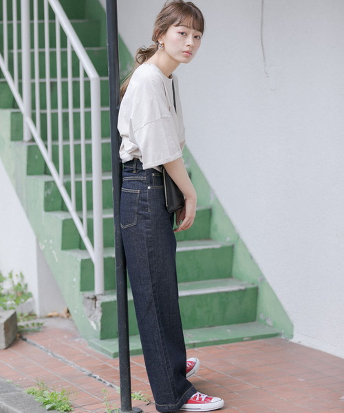 URBAN RESEARCH Sonny Label（アーバンリサーチサニーレーベル）の「【WEB限定】ニュアンスピグメントTシャツ（Tシャツ/カットソー・レディース・ベージュ/グレー/チャコールグレー・FREE）」の16枚目の写真