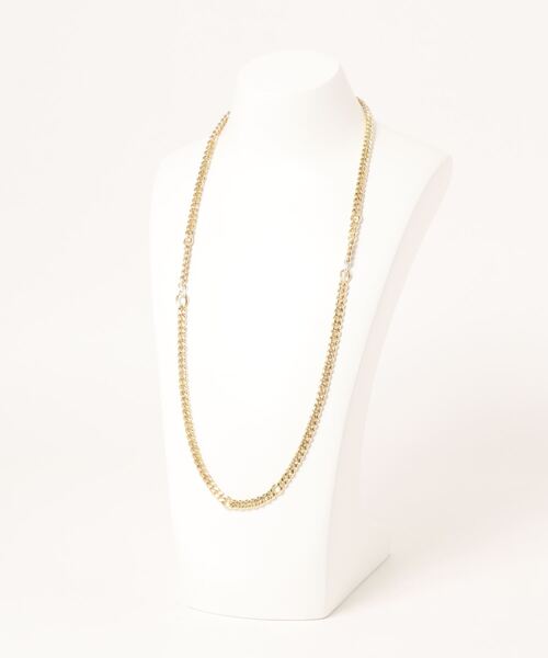 Editors Draw(エディターズドロー)の「ブラスチェーンネックレス【 Ria. Jaysmee/リアジェイズミー 】(ネックレス・メンズ・シルバー/ゴールド・ONE SIZE)」の7枚目の写真