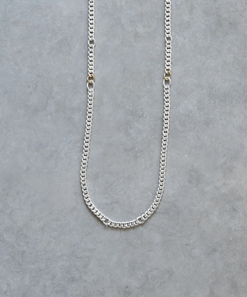 Editors Draw(エディターズドロー)の「ブラスチェーンネックレス【 Ria. Jaysmee/リアジェイズミー 】(ネックレス・メンズ・シルバー/ゴールド・ONE SIZE)」の8枚目の写真