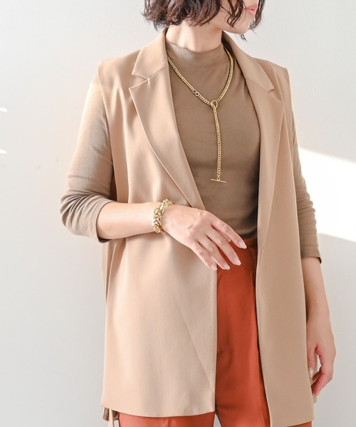 Editors Draw(エディターズドロー)の「ブラスチェーンネックレス【 Ria. Jaysmee/リアジェイズミー 】(ネックレス・メンズ・シルバー/ゴールド・ONE SIZE)」の10枚目の写真