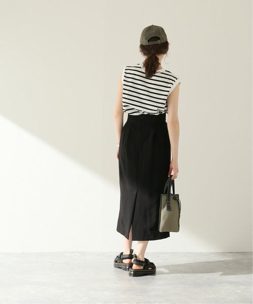 JOURNAL STANDARD（ジャーナルスタンダード）の「TCダブルクロスタイトスカート（スカート・レディース・ブラック/グリーン系その他・38/36）」の10枚目の写真