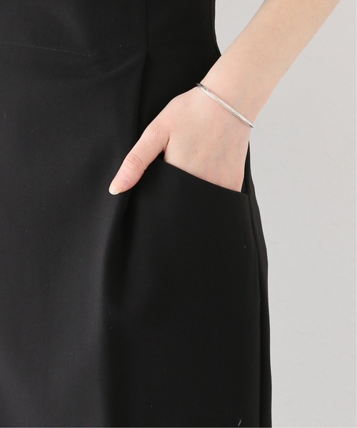 JOURNAL STANDARD（ジャーナルスタンダード）の「TCダブルクロスタイトスカート（スカート・レディース・ブラック/グリーン系その他・38/36）」の8枚目の写真