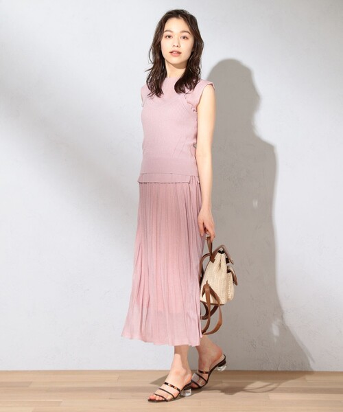 セットアップ セットアップ Feroux フェルゥ のファッション セットアップ 美人百花6月号掲載 ジャケット アウター シアービスチェニット