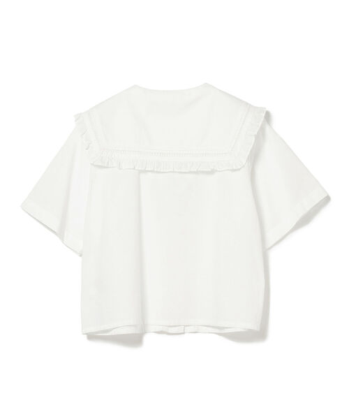 Ray BEAMS（レイビームス）の「Ray BEAMS / ビッグ フリルカラー シャツ（シャツ/ブラウス・レディース・ブラック/ホワイト・ONE SIZE）」の21枚目の写真