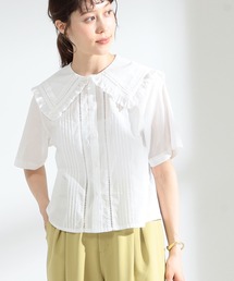 Ray BEAMS | Ray BEAMS / ビッグ フリルカラー シャツ(シャツ/ブラウス)