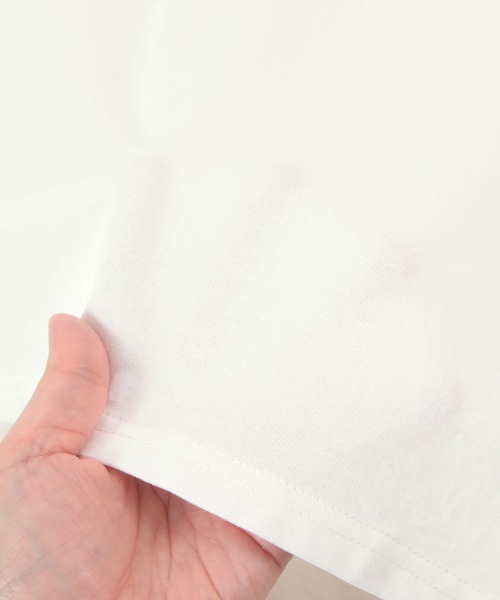 titivate(ティティベイト)の「タックデザインフレンチスリーブトップス(Tシャツ/カットソー・レディース・オフホワイト/オレンジ/グレイッシュベージュ/モカ/ブルー/チャコール・S/M)」の9枚目の写真