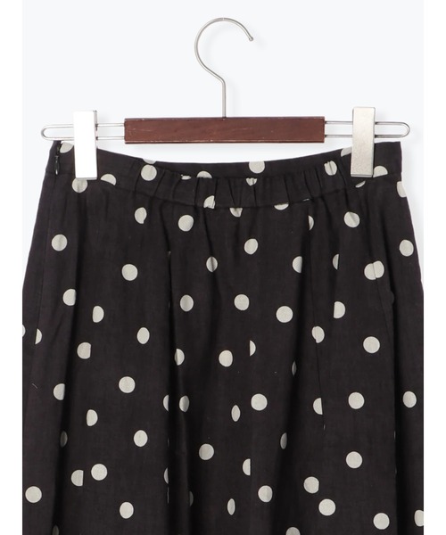 Te chichi（テチチ）の「ドットフレアスカート（スカート・レディース・チャコール/キナリ・ﾌﾘ-）」の14枚目の写真