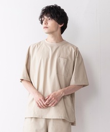 【UNIIT】コットンリネンビッグスリーブ ビッグシルエット/オーバーサイズ Tシャツ